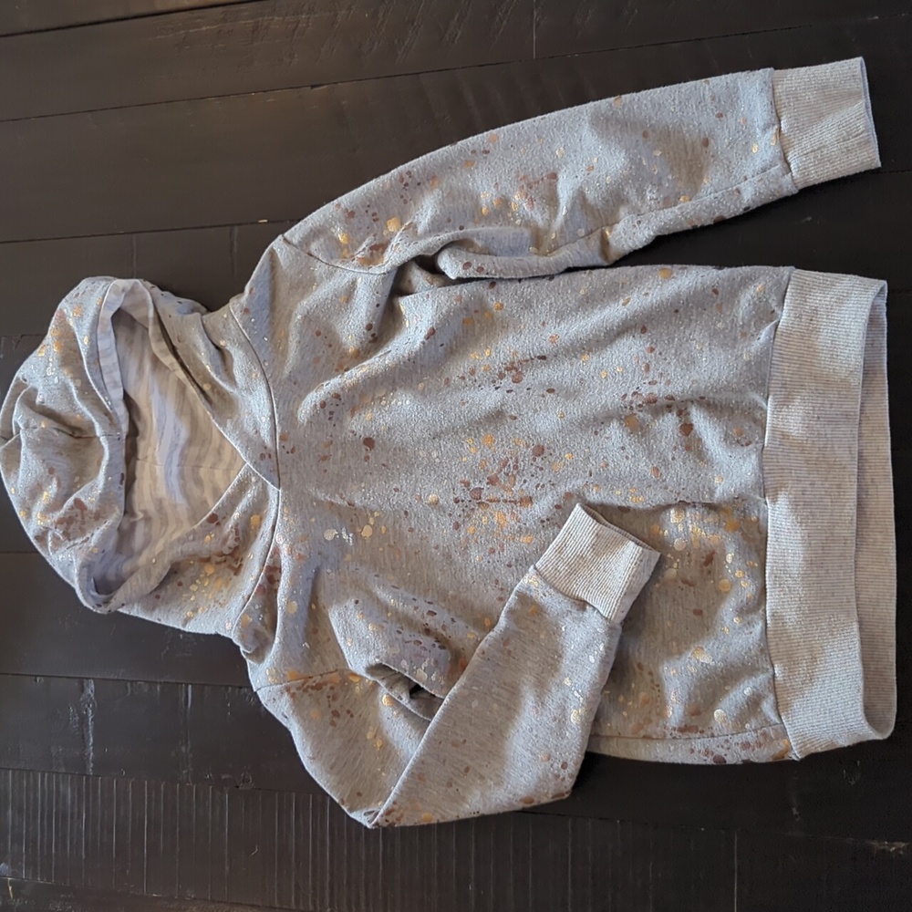 Gold Splatter Hoodie